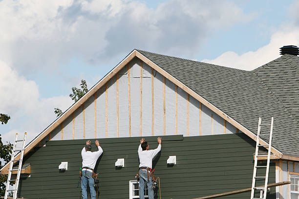 Professional Siding Repair technician working in Clear Brook, VA